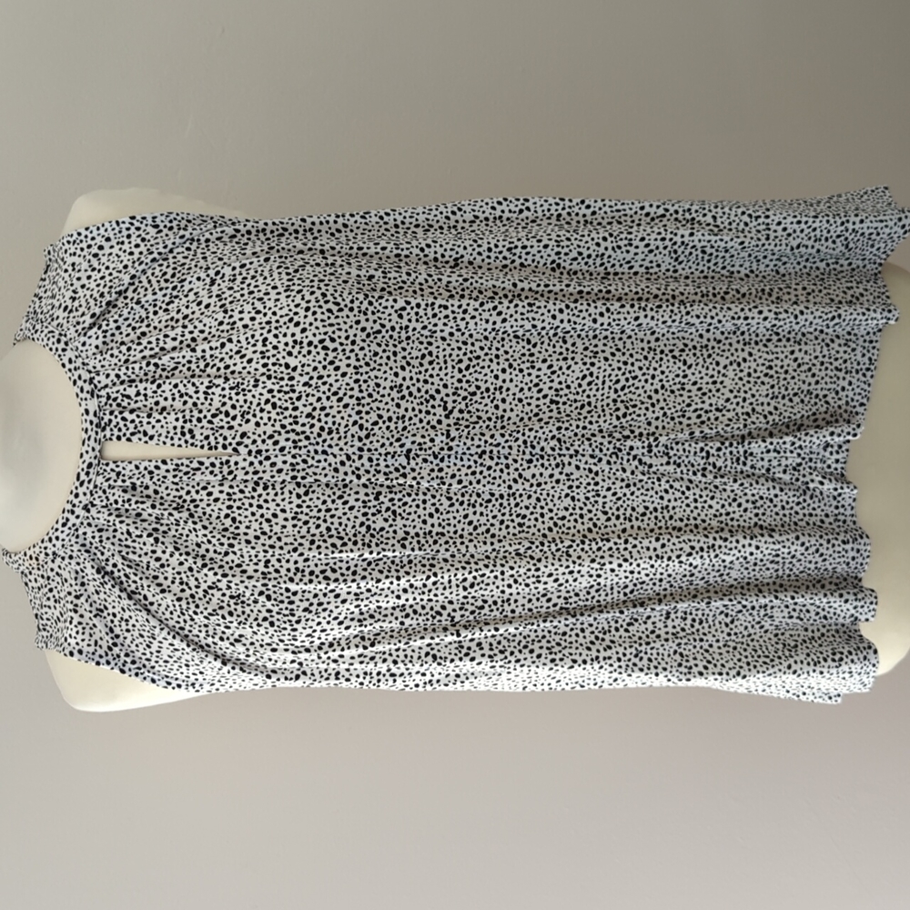 H&M splatter print blouse